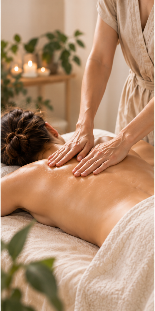 Sesión profesional de quiromasaje